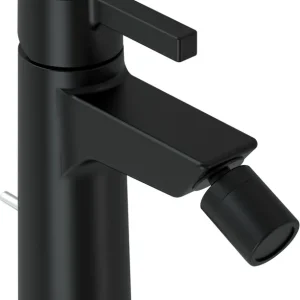 Versand Am Gleichen Tag DIANA L100-BLACK BIDETMISCHER mit verchromter Ablaufgarnitur, schwarz matt