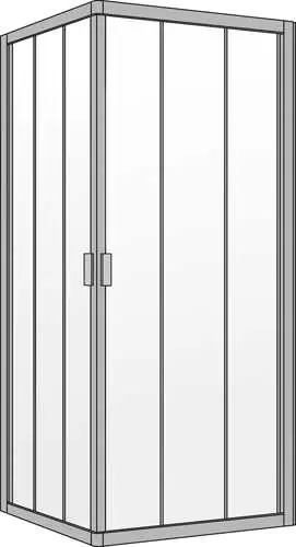 Rabatt sanibel 3001-Eckdusche A13 ESF 3-tlg
