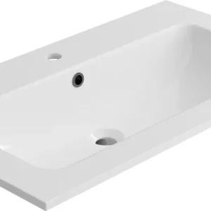 Waschtisch Mineralguss clivia 800x470mm weiss VIGOUR Top-Angebot