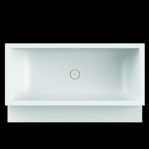 Aktuell Badewanne MW white V4 freistehend 180x104cm m.Einlauf weiss matt m.Stufe V