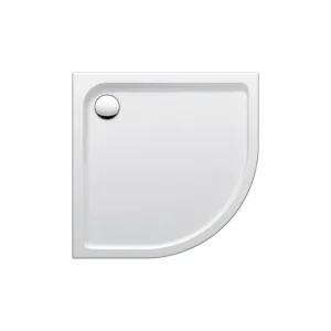 ViertelkreisDW Acryl one V1 90x90x6.5cm Radius 55cm weiss VIGOUR Neue Kollektion