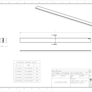 Versand Am Gleichen Tag Designset cosima Edelstahl poliert 1000 mm VIGOUR