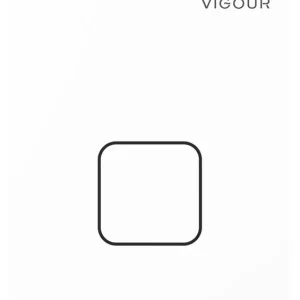 Urinal-Betätigungsplatte V5 DEE Rahmen Kunstg. weiß, Taste KS weiß VIGOUR Markenprodukt