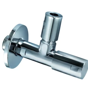 Design Eckventil Quattro 1/2" verchromt m.quadrat.Anschlussabdeckung VIGOUR Heißes Angebot