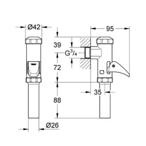 sanibel-WC-Voll-Automatic-Druckspüler Preis Gesenkt