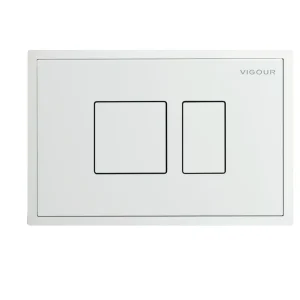 Betätigungsplatte V1 AI weiss wandbünd. Einbau f.2-Mengen-Spültechnik VIGOUR Direkt Vom Hersteller