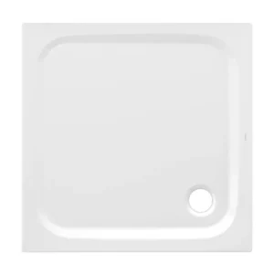 Duschwanne Stahl clivia V2 90x90x3,2cm weiss SafeStepPlus VIGOUR Bestseller