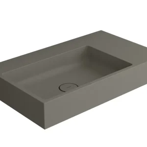 Angebot Waschtisch white V4 80x48cm asym. li.oHL MW beton VIGOUR