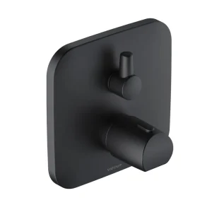 Echt Farbset Thermostat derby für VUPK mit Mengenreg. und Umst. schwarz matt VIG