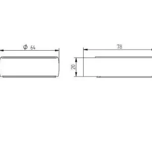 Angebot DIANA Plus Glas-/Seifenhalter, ohne Glas