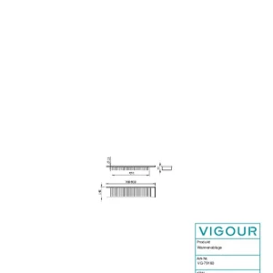 Wannenablage V4 950x150x60mm chrom m.Tablethalterung VIGOUR Neu