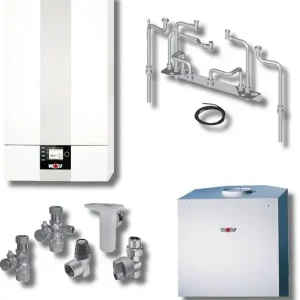 Direktkauf Wolf CGB-2-20 20kW Gas-Brennwerttherme mit CSW-120, BM2 und Zubehör 8615009F31
