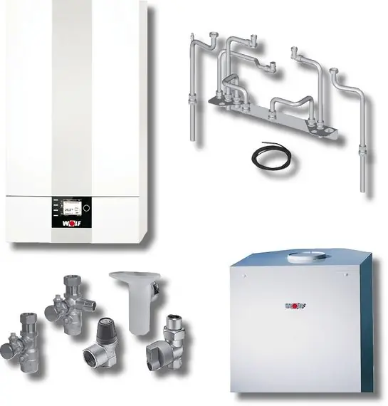 Direktkauf Wolf CGB-2-20 20kW Gas-Brennwerttherme mit CSW-120, BM2 und Zubehör 8615009F31