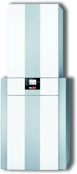 Online Kaufen Wolf CGS-2-24/150R 24kW Gas-Brennwert-Zentrale, Gastherme mit Rohrwendelspeicher 8615018