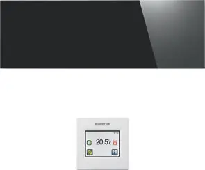 Solange Der Vorrat Reicht Buderus Logatrend IFR386 GS RC Infrarotheizung mit Regler Kabel, 800W, schwarz 7739624423