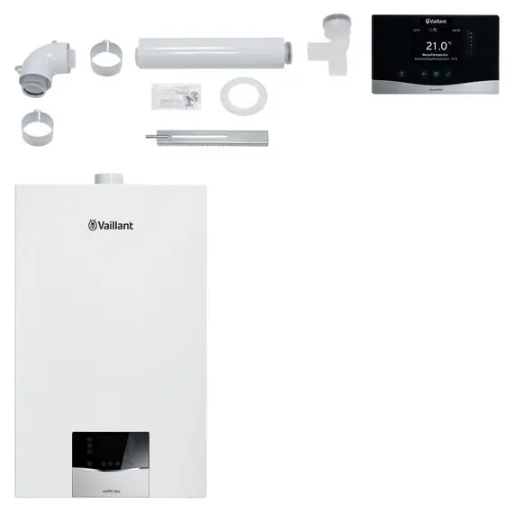 Top-Seller Vaillant Paket 1.124, 2x ecoTEC plus VCW 20/26 CS/1-5, VRT 380/2, Abgas 8000014534