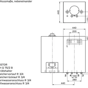 Vaillant Paket 1.652/2 ecoTEC plus VC 10 CS/1-5, VRC 710, VIH Q 75/2 B 8000013882 Meistverkauft
