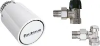 Begrenztes Angebot Buderus Paket Thermostatkopf BH1, Eckform, C Profil/Plan 7739612257