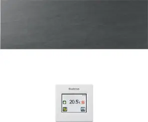 Solange Der Vorrat Reicht Buderus Logatrend IFR286 KB RC Infrarotheizung mit Regler Kabel, 600W, Keramik Basalt 7739624428