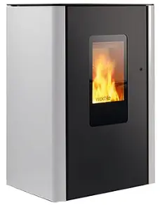Top-Angebot Viessmann Wodtke Pelletofen Jack water+ 10 kW, Glas-Dekor white 7327838