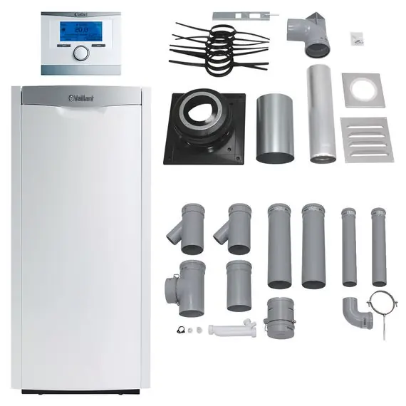 Vaillant Paket 3.46/5 2x icoVIT exclusiv VKO 256/3-7, VRC 700, Abgas 0010029866 Zertifiziert