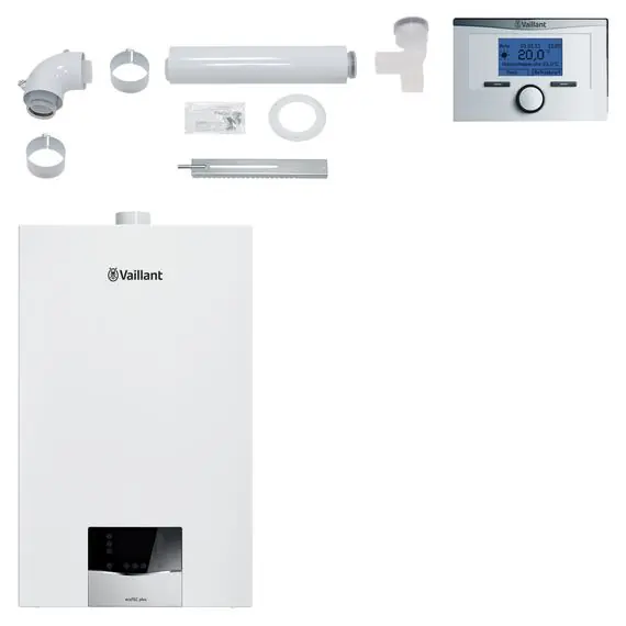 Expressversand Vaillant Paket 1.122, 4x ecoTEC plus VCW 20/26 CS/1-5, VRT 350, Abgas 8000014532