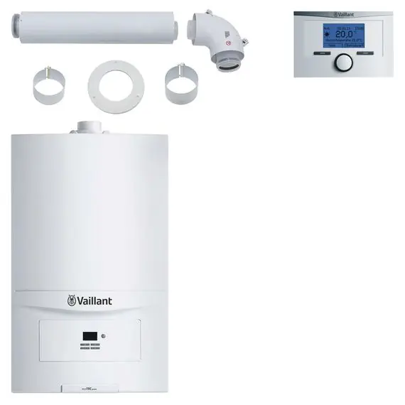 Must-Have Vaillant Paket 1.618/3 Mehrfachbel. 2er VC 146/7-2 E, VRT 350, Abgasleitung 8000014463