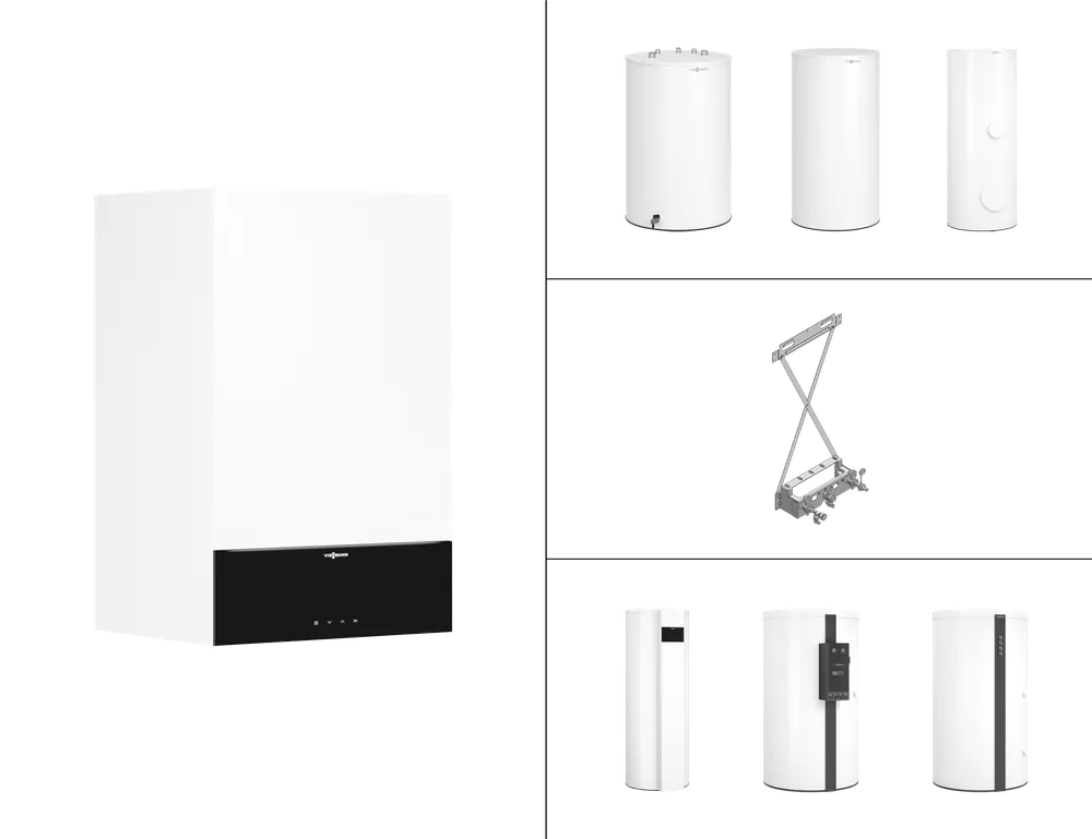 Schnäppchen Viessmann Paket Vitodens 200-W B2HH 19 kW, Um. 3.5″ mit Vitocell 100-W CUGB 150L Z029791