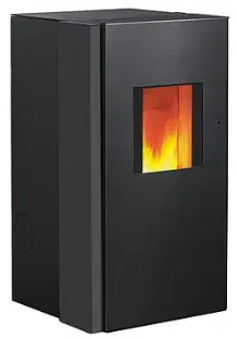 Viessmann Wodtke Pelletofen Frank water+ 10 kW, stahlschwarz 7327845 Expressversand