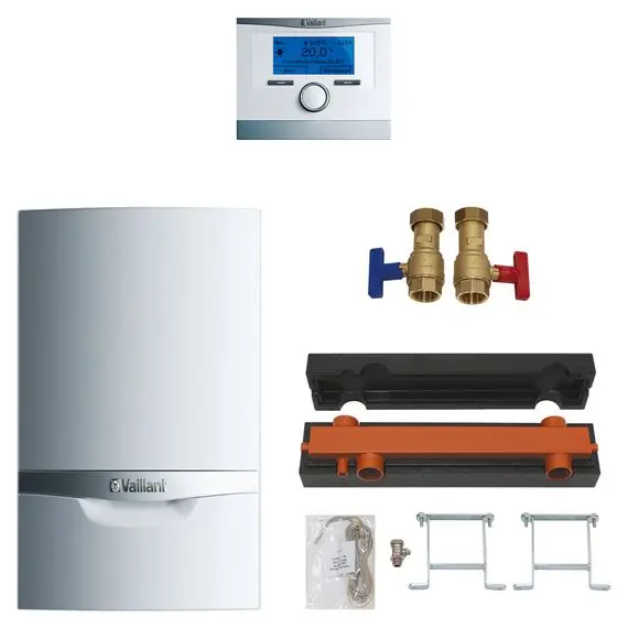 Neue Kollektion Vaillant Paket 1.142/2 ecoTEC plus VC 636/5-5, VRC 700/6, Installations-Set, E/H 0010029702