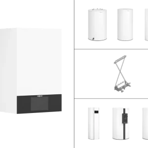 Viessmann Paket Vitodens 300-W B3HH 25 kW, 7″-Zoll  Vitocell 100-V CVAB-A 200L Z029642 Finale Aktion