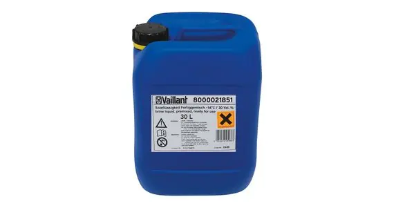 Vaillant Soleflüssigkeit 30L Fertiggemisch 30% für Sole/Wasser-Wärmepumpen 8000021851 Top-Preis