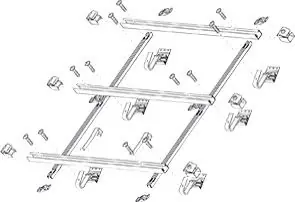 Buderus Aufdach Grund-Set SKT1.0/SKN4.0, senkr., hohe Lasten, inkl. Sparrenanker 7735600575 Neu Im Sortiment