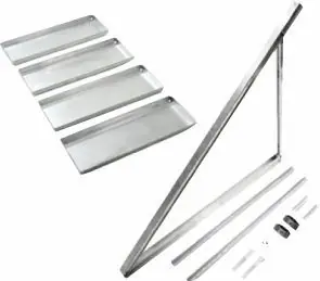Buderus Erweiterungsset Flachdach mit Beschwerungswannen für SKT1.0-s / SKN4.0-s 7736614831 Super-Preis