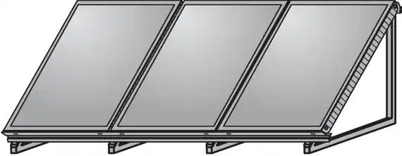 Angebot Wolf AluFlex-U Aufstellgerüste Hochkant für 3 Kollektoren F3-1 / CFK-1 2484084