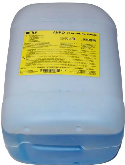 Sonderangebot Wolf Wärmeträgerflüssigkeit ANRO 20 kg, Sole-Flüssigkeit (Fluid) CFK-1 / F3-1(Q) 3501520