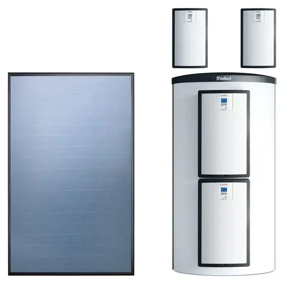Wochenendangebot Vaillant Solaranlage 9.426/5, 12,55m² VFK 155/2 V, allSTOR exclusiv VPS 800/3-7 0010042374