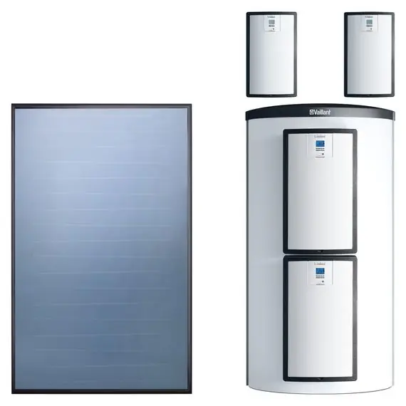 Sofort Bestellen Vaillant Solaranlage 9.432/5, 12,55m² VFK 145/3 V, allSTOR exclusiv VPS 800/3-7 0010042370