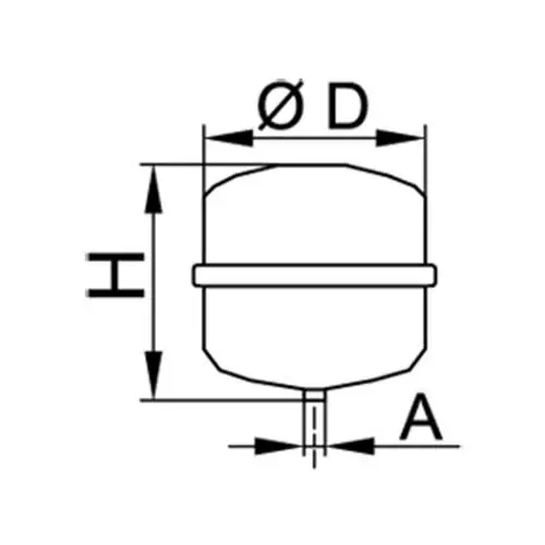 Sonderaktion Viessmann Membran-Druckausdehnungsgefäß H 25, 25 Liter, 3,0 bar, weiß ZK03107