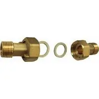 Buderus Zählerverschraubung Wasserzähler, 1/2″ x 3/4″ Überwurf 85300100 Neu
