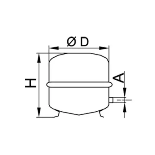Viessmann Membran-Druckausdehnungsgefäß N 250, 250 Liter, 6,0 bar, vitosilber 9572908 Bestseller
