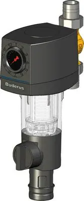 Direktkauf Buderus Logafix Feinfilter mit Anschlussstück 1″, 63 mm Gehäuse, 0 - 16 bar 7738306431
