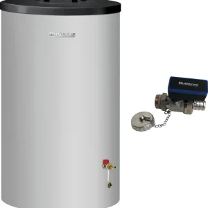 Mega-Angebot Buderus SP2, 120 Liter Pufferspeicher Logalux P120.5 S-B, inkl. KFE-Kugelhahn 1/2″ 7739619566