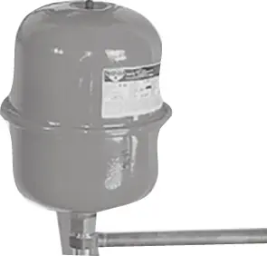 Buderus Ausdehnungsgefäß PS 04, 8 Liter, 500 mm Wellschlauch, Schnellkupplung 7736602319 Neuheit