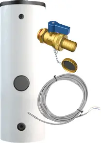 Buderus SP4, 400 Liter Kombispeicher Logalux BPU 400-C, inkl. KFE-Kugelhahn 1/2″ 7739619572 Geprüft