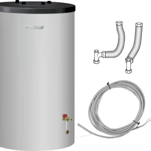 Buderus Warmwasserspeicher S120.5 S-A, 120 Liter, Anschluss-Set, HK U-flex, Wärmetauscher 7739622528 Top-Seller
