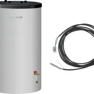Buderus Warmwasserspeicher S120.5 S-B, 120 Liter, Speicherfühler NTC, Wärmetauscher 7739622807 Zertifiziert