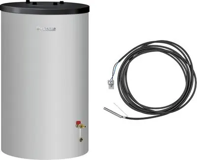 Buderus Warmwasserspeicher S120.5 S-B, 120 Liter, Speicherfühler NTC, Wärmetauscher 7739622807 Zertifiziert