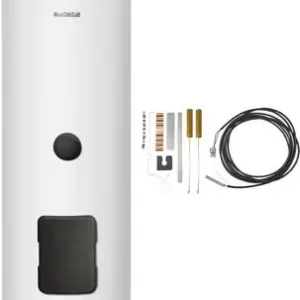 Preisknaller Buderus Bivalenter Warmwasserspeicher SM310.5 EW-B, 300 Liter, Fühler-Set, weiß 7739622806