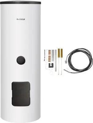 Preisknaller Buderus Bivalenter Warmwasserspeicher SM310.5 EW-B, 300 Liter, Fühler-Set, weiß 7739622806